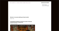 Desktop Screenshot of magdalenanordin.se